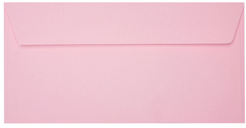 Briefumschläge DIN Lang - Rosa - Individuelle Einladung